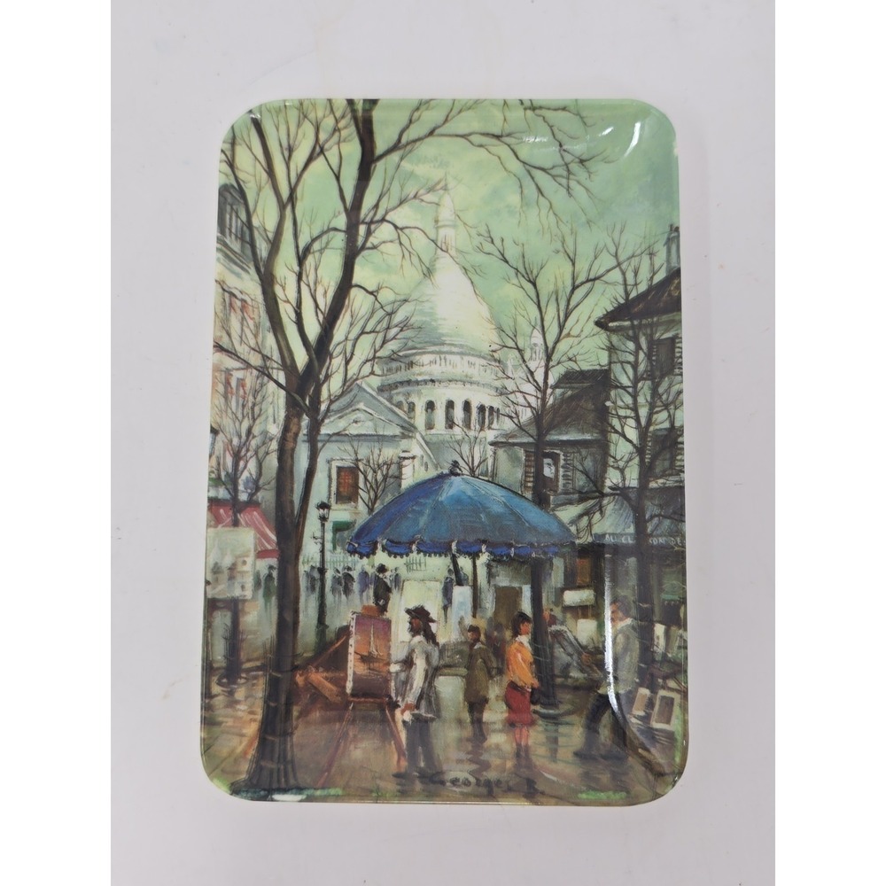 Vintage St.‎ George's Bermuda Melamine Trinket Tray Made In Spain PB5
